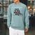 I Require Books Raccoon Raglan Sleeve Sweatshirt Cardinal