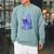 Scary Reading Book Lovers Halloween Costume Pastel Ghost Raglan Sleeve Sweatshirt Cardinal