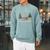 Seasons Readings Christmas Tree Book Lover Raglan Sleeve Sweatshirt Cardinal