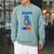 Sorry My Dragon Ate Your Unicorn Cute Book Lover Raglan Sleeve Sweatshirt Cardinal