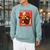 Star Wars The Book Of Boba Fett The Legend Lives Poster V-2 Raglan Sleeve Sweatshirt Cardinal