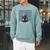 Star Wars The Book Of Boba Fett Vintage Portrait Raglan Sleeve Sweatshirt Cardinal
