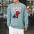 Superhero Pride Comic Book Lover African American Dad Raglan Sleeve Sweatshirt Cardinal