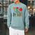 Teacher School Supplies Apple Books Pencil Globe Crayon Raglan Sleeve Sweatshirt Cardinal