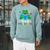 Team Pre-School Reading Frog Back To School Book Lover Raglan Sleeve Sweatshirt Cardinal