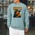 Words Turn To Spells Witchy Magic Book Aesthetic Raglan Sleeve Sweatshirt Cardinal