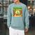 Unearth A Story Dinosaur Summer Reading 2026 Books Raglan Sleeve Sweatshirt Cardinal
