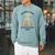 Unearth a Story Triceratops Dinosaur Reading Books Cute Dino Raglan Sleeve Sweatshirt Cardinal