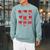 Valentines Day Librarian Heart Reading Book Women Men Kids Raglan Sleeve Sweatshirt Cardinal