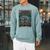 Vintage Horror Comic Book Cover Muck Mysteries Bayou Raglan Sleeve Sweatshirt Cardinal