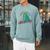 Vintage Retro Dear Santa Books Only Christmas Xmas Holiday Raglan Sleeve Sweatshirt Cardinal