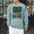 Vintage Retro Horror Comic Book Cover Skeleton Macabre Raglan Sleeve Sweatshirt Cardinal