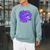 Volleyball Lets Pepper Retro Pop Comic Book Style Player Art Raglan Sleeve Sweatshirt Cardinal
