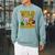 Wild About Reading Back To School Teacher Books Read Raglan Sleeve Sweatshirt Cardinal