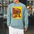 Women's Eric Carle Baby Bear Baby Bear What Do You See Book Cover Raglan Sleeve Sweatshirt Cardinal