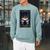 Women's Mystic Tarot Card The Reader Book Lover Raglan Sleeve Sweatshirt Cardinal