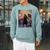 Zombie Halloween Horror Vintage Comic Book Retro Scary Raglan Sleeve Sweatshirt Cardinal