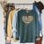 100 Days Of School Books Reading Lover 100th Day Of School Raglan Sleeve Sweatshirt Heather Blue Lagoon