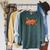 AAARGH Bubble From Comic Book Or Cartoon Raglan Sleeve Sweatshirt Heather Blue Lagoon