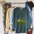 Anne Of Green Gables LM Montgomery Vintage Book Cover Raglan Sleeve Sweatshirt Heather Blue Lagoon