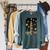 Astrologist Sitting On The Tower Of Stacked Up Books Starry Raglan Sleeve Sweatshirt Heather Blue Lagoon