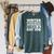 Author Writer Novelist Poetry Book Raglan Sleeve Sweatshirt Heather Blue Lagoon