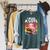 Axolotl Book Lover Librarian Reading Library Readers Raglan Sleeve Sweatshirt Heather Blue Lagoon