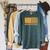 Ban Guns Not Books Gun Control Activist Patriotic American Raglan Sleeve Sweatshirt Heather Blue Lagoon
