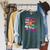 Ban Liars And Crooks Not History And Books Raglan Sleeve Sweatshirt Heather Blue Lagoon