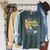 The Berenstain Bears Book Club Reading Together Vintage Raglan Sleeve Sweatshirt Heather Blue Lagoon