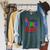 THE BEST TEACHERS TEACH FROM THE HEART NOT BOOK T-SHIRT Men Women Raglan Sleeve Sweatshirt Heather Blue Lagoon