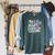 This Is My Book Character Costume Fun Pigeon Reading Lovers Raglan Sleeve Sweatshirt Heather Blue Lagoon