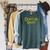 Book Don't Be Hasty Raglan Sleeve Sweatshirt Heather Blue Lagoon Book Don't Be Hasty Raglan Sleeve Sweatshirt Heather Blue Lagoon