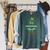 Im The Book Dragon Leprechaun St Patricks Day Raglan Sleeve Sweatshirt Heather Blue Lagoon