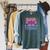 Book Fair Vibes Retro Teacher Reading Lovers Librarian Raglan Sleeve Sweatshirt Heather Blue Lagoon