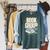 Book Group Reader Club Crew Cozy Nights Book Club Raglan Sleeve Sweatshirt Heather Blue Lagoon