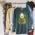 Book Lover St Patricks Day Teacher Cosy Librarycore Raglan Sleeve Sweatshirt Heather Blue Lagoon