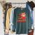 Book Nerd Well Red Panda Cute Bear Book Nerd Zookeeper Raglan Sleeve Sweatshirt Heather Blue Lagoon
