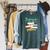 Book Reading Bookmarks Are For Quitters Raglan Sleeve Sweatshirt Heather Blue Lagoon
