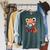 Book Reading Red Panda Reader Animal Cute Red Panda Premium Tri-Blend Raglan Sleeve Sweatshirt Heather Blue Lagoon
