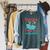 Book Reading Reading Takes You Everywhere Raglan Sleeve Sweatshirt Heather Blue Lagoon