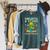 Book Sea Turtle Summer Reading 2026 Unearth a Story Raglan Sleeve Sweatshirt Heather Blue Lagoon