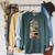 Book Stack With Flowers Reading Lover Bookish Raglan Sleeve Sweatshirt Heather Blue Lagoon
