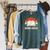 Book Vibes For Book Lovers Bookworm Reading Raglan Sleeve Sweatshirt Heather Blue Lagoon