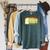 Book Vibes Reading Raglan Sleeve Sweatshirt Heather Blue Lagoon