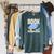 Book Whisperer Library Books Raglan Sleeve Sweatshirt Heather Blue Lagoon