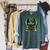 Books Dragon Reading Book Raglan Sleeve Sweatshirt Heather Blue Lagoon