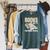 Books Are Just TV For Smart People Librarian Library Raglan Sleeve Sweatshirt Heather Blue Lagoon