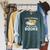 Bookworm Librarian Hoarder Cat Book Reading Hoarding Raglan Sleeve Sweatshirt Heather Blue Lagoon