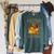 Bookworm Please I'm a Book Dragon Dragon Books Lovers Raglan Sleeve Sweatshirt Heather Blue Lagoon